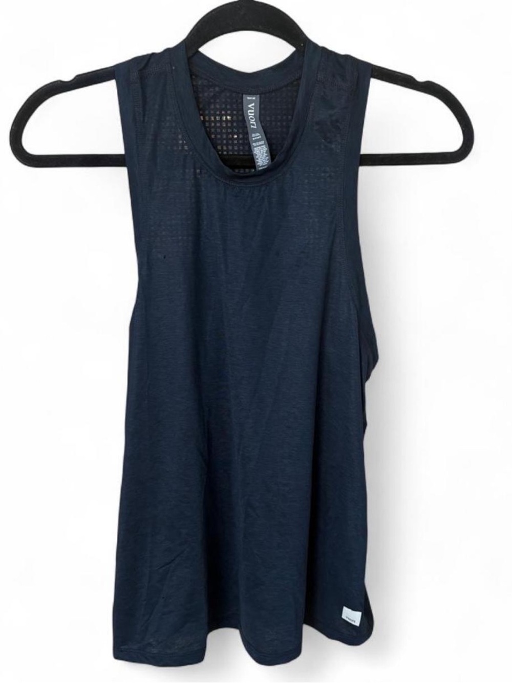 Vuori Navy Mesh-Back Athletic Tank